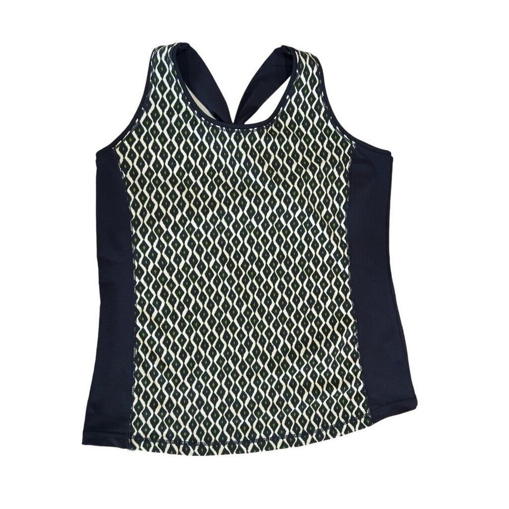 12 Petite (2) Chico's Zenergy Batik Pattern Workout Tank Top